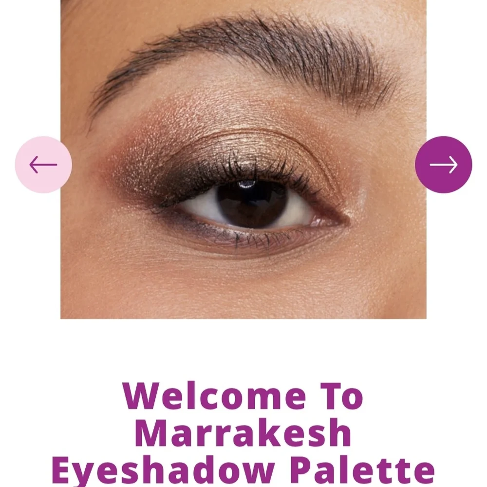 NWT Welcome to Marrakesh Eyeshadow Palette BOHO SHIMMER EYESHADOW